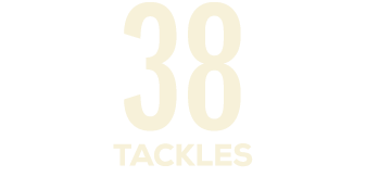 38 TACKLES