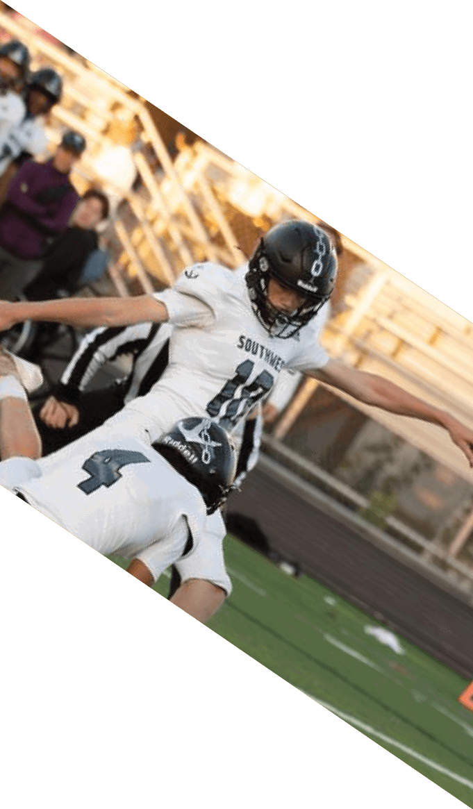 A group of people wearing black jerseys are huddled together on a field. AI generated content