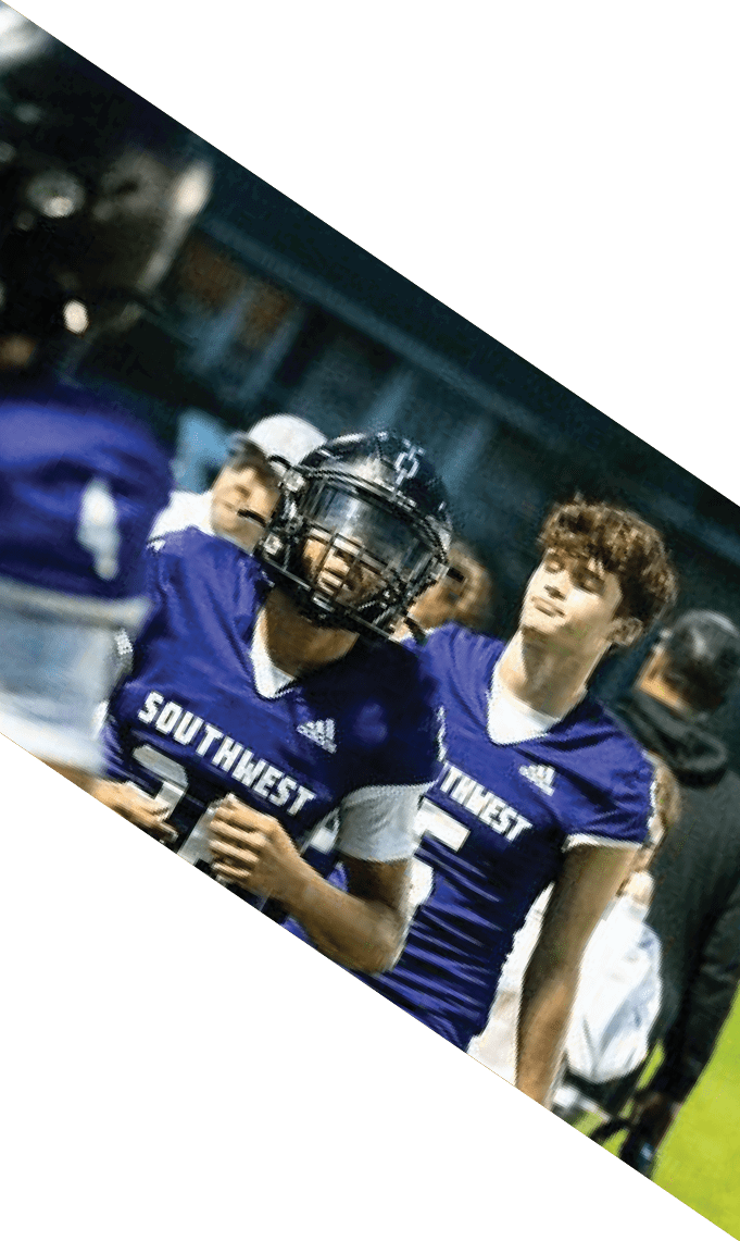 A group of football players pose for a picture. AI generated content
