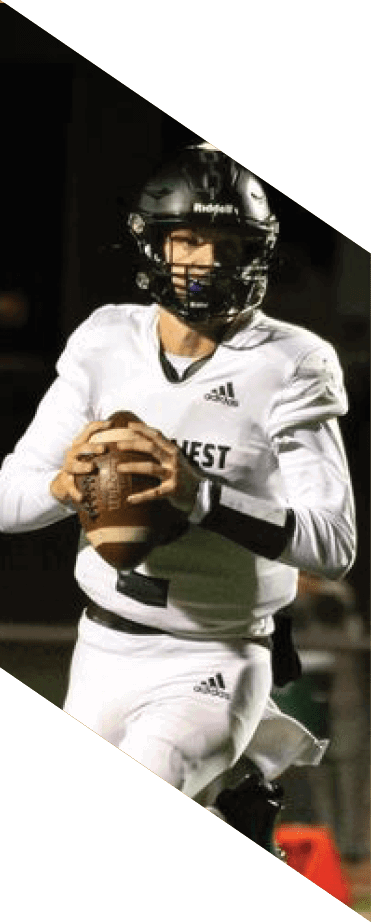 A football player wearing a white jersey with the number 86 catches a football in the air. AI generated content