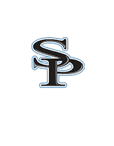 A logo for a university with a blue and black color scheme. AI generated content