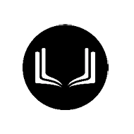 A black and white image of a book with a white letter “U" on the left side and a white letter "L" on the right side. Description generated by AI