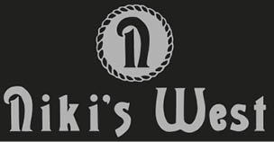 A logo for a company called Nikis West. AI generated content