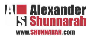 A logo for Alexander ShunnaRah.com. AI generated content
