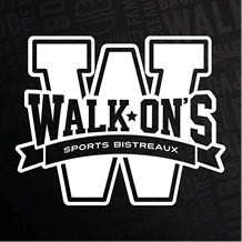 A logo for Walkons sports bistro. AI generated content