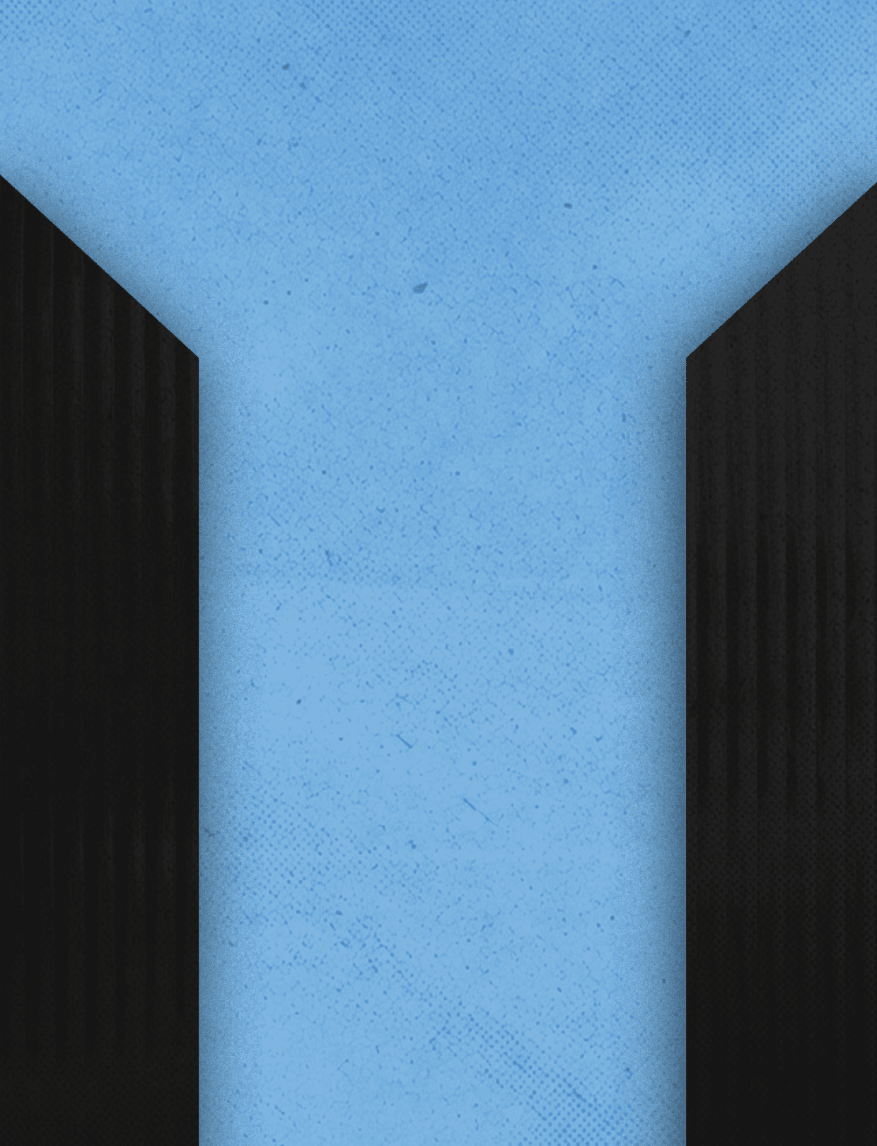 Three black and red buildings. Description generated by AI