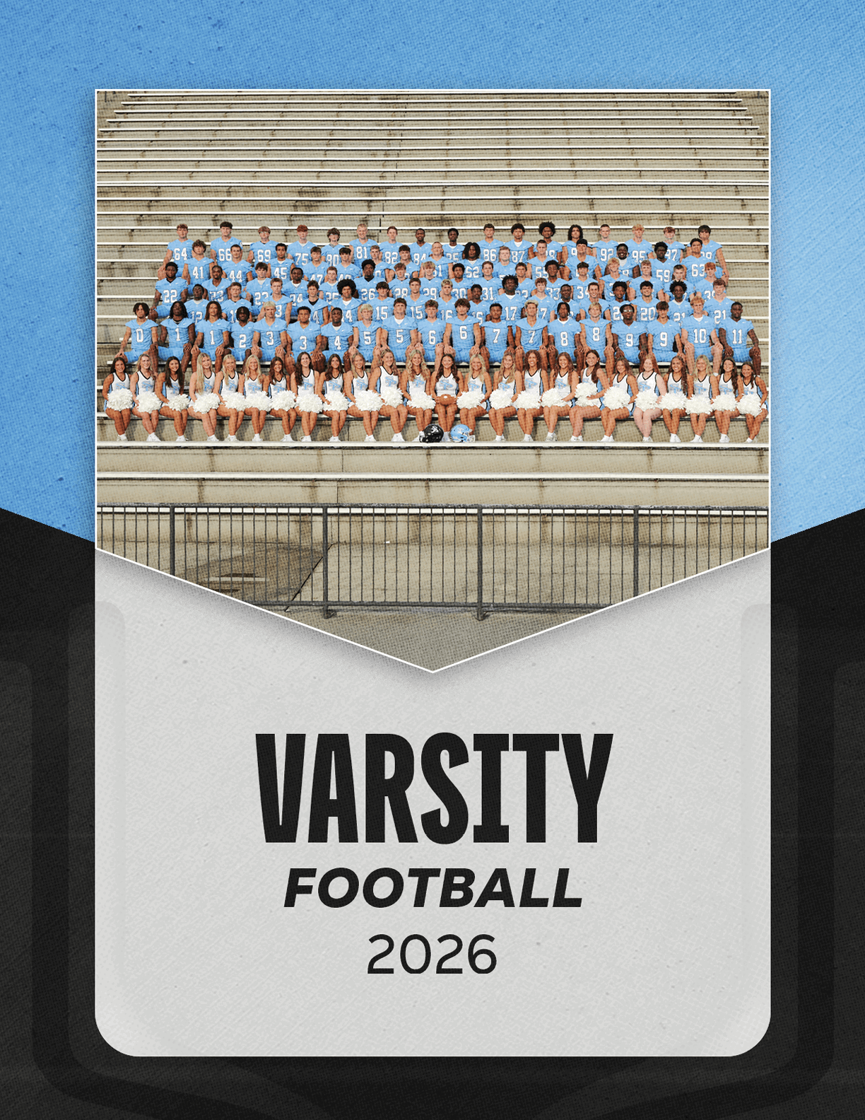 A group of people are sitting on a bleacher. AI generated content
