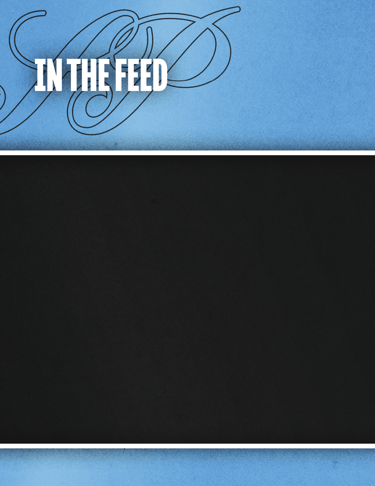 A blue background with a black square. AI generated content