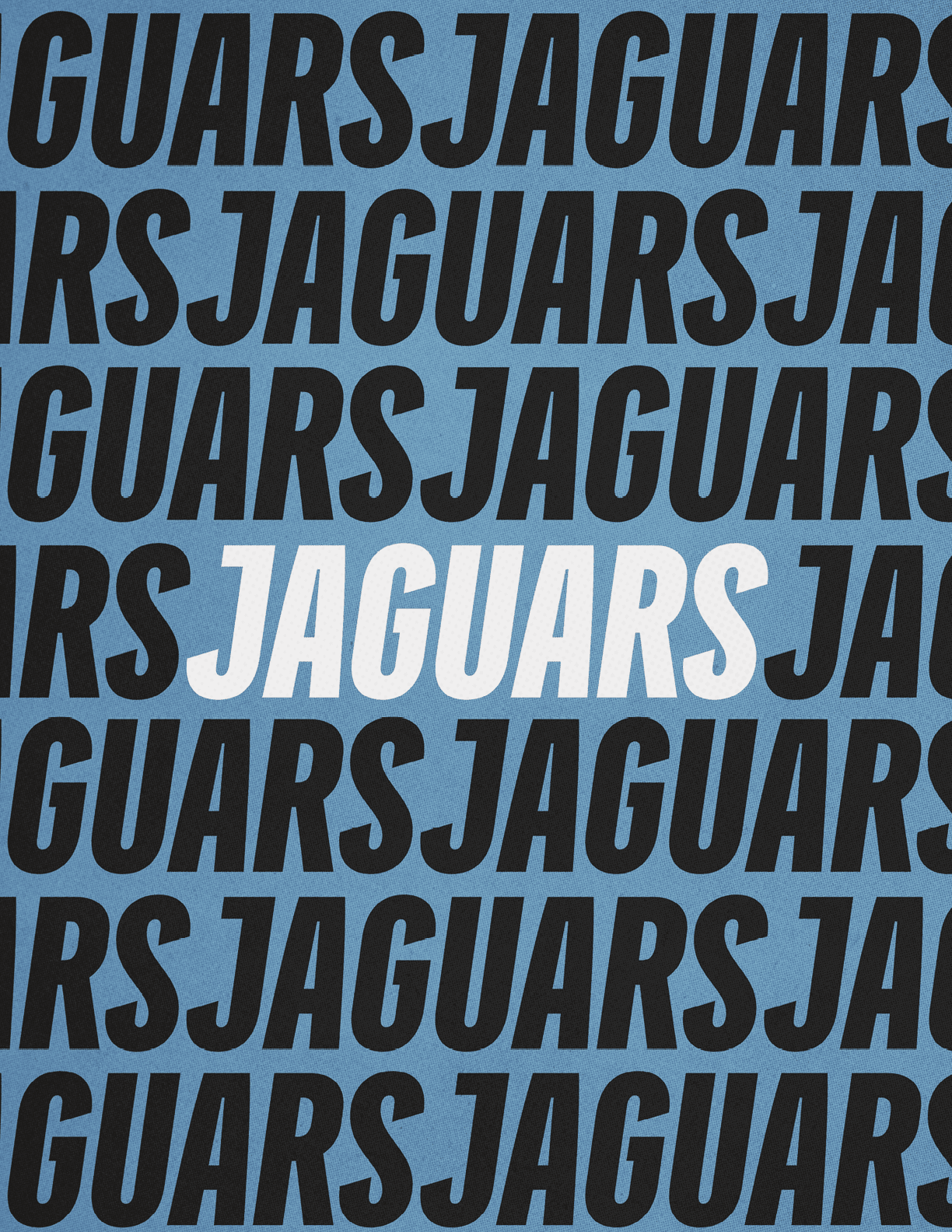 A black and white image of a word “Jaguars" written in white letters. AI generated content