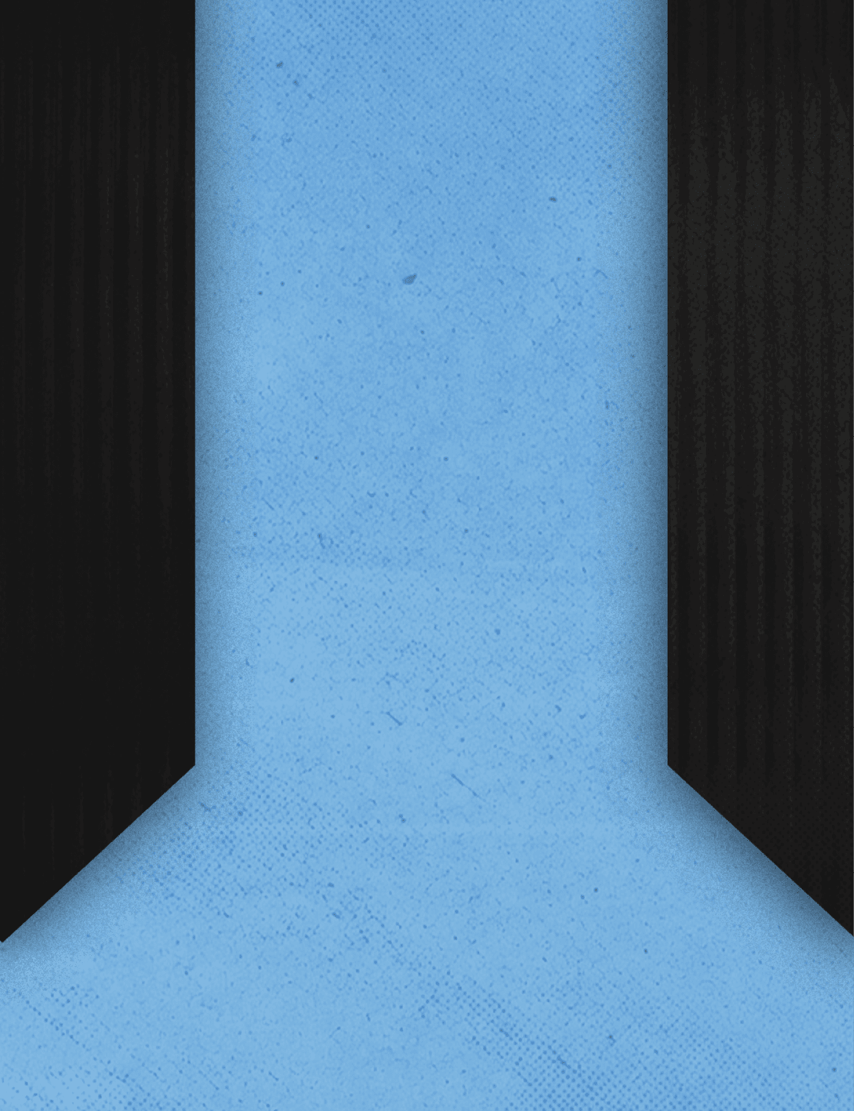 Three black and white images of a man's body are displayed on a blue background. AI generated content