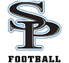 A stylized black letter P with blue and white outlines on a white background. Description generated by AI