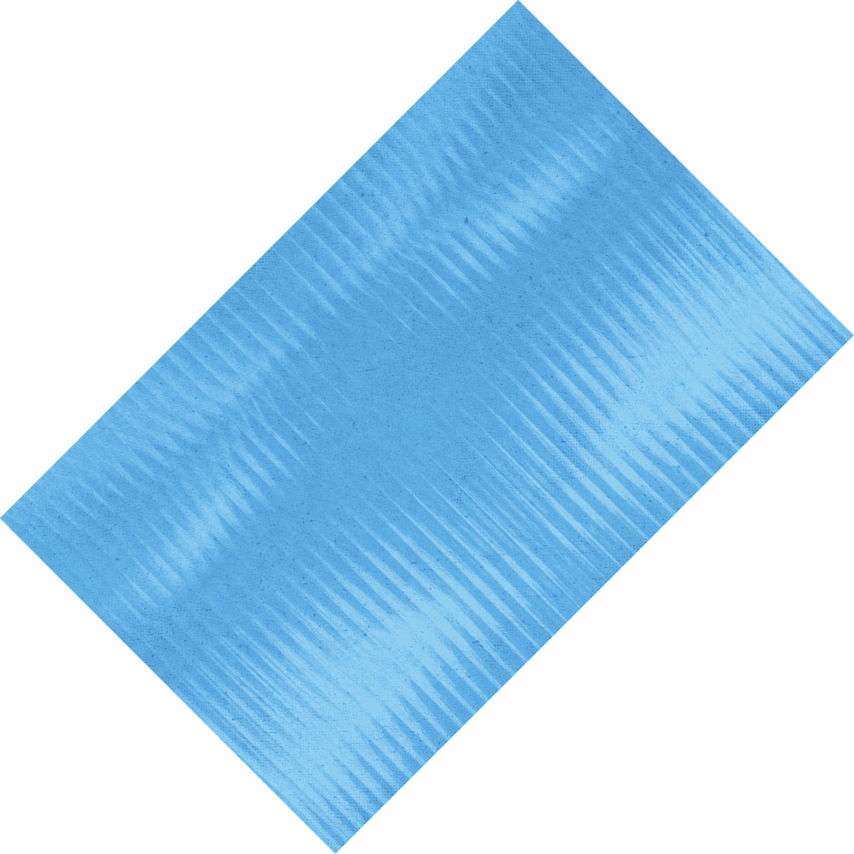A blue textured surface with a repeating pattern of vertical ridges creating a symmetrical wave-like effect. Description generated by AI