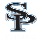 A stylized black and gray logo with the letters S and P overlapping and outlined in light blue. Description generated by AI