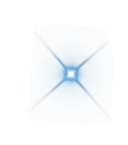 A collection of blue circles and a blue square are displayed on a page. AI generated content
