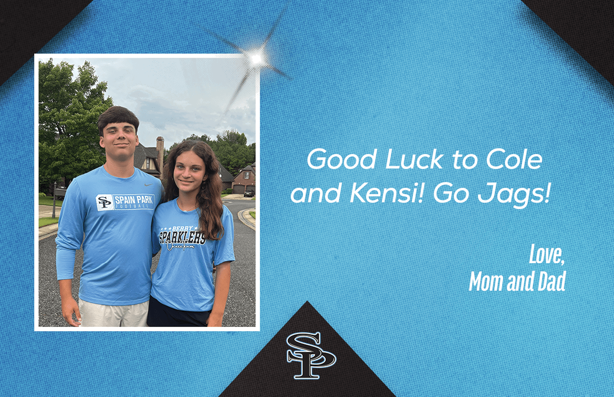 A man and woman in blue shirts pose for a photo. AI generated content