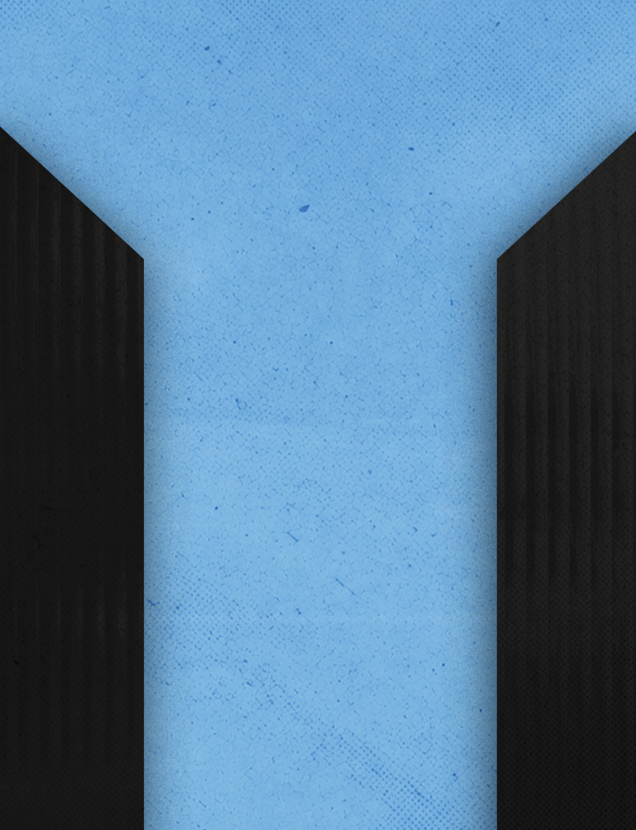 Three black and white buildings are shown in a row. AI generated content