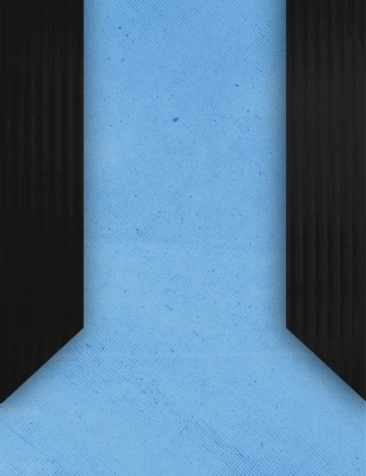 Three black and white images of a man's body are displayed on a blue background. AI generated content
