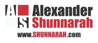 A logo for Alexander ShunnaRah.com. AI generated content