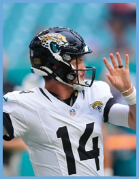 A football player wearing a helmet and a white jersey with the number 14 on it. AI generated content