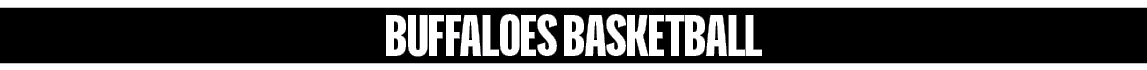 BUFFALOES BASKETBAL