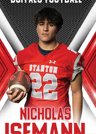 A young man wearing a white and black jersey with the number 14 on it. Description generated by AI