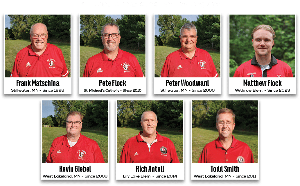 Matthew Flock Withrow Elem. Since 2023,Todd Smith West Lakeland, MN Since 2011,Peter Woodward Stillwater, MN Since 20...