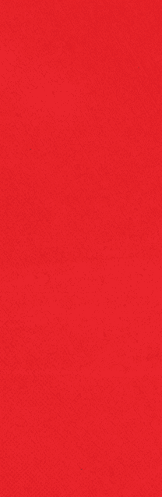 A red background with a white stripe. Description generated by AI