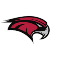 A red bird with a black beak and wings. AI generated content