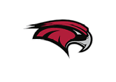 A stylized maroon and black hawk head logo with a sharp beak and streamlined design. Description generated by AI