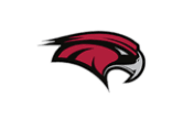 A stylized maroon and black hawk head logo with a sharp beak and streamlined design. Description generated by AI