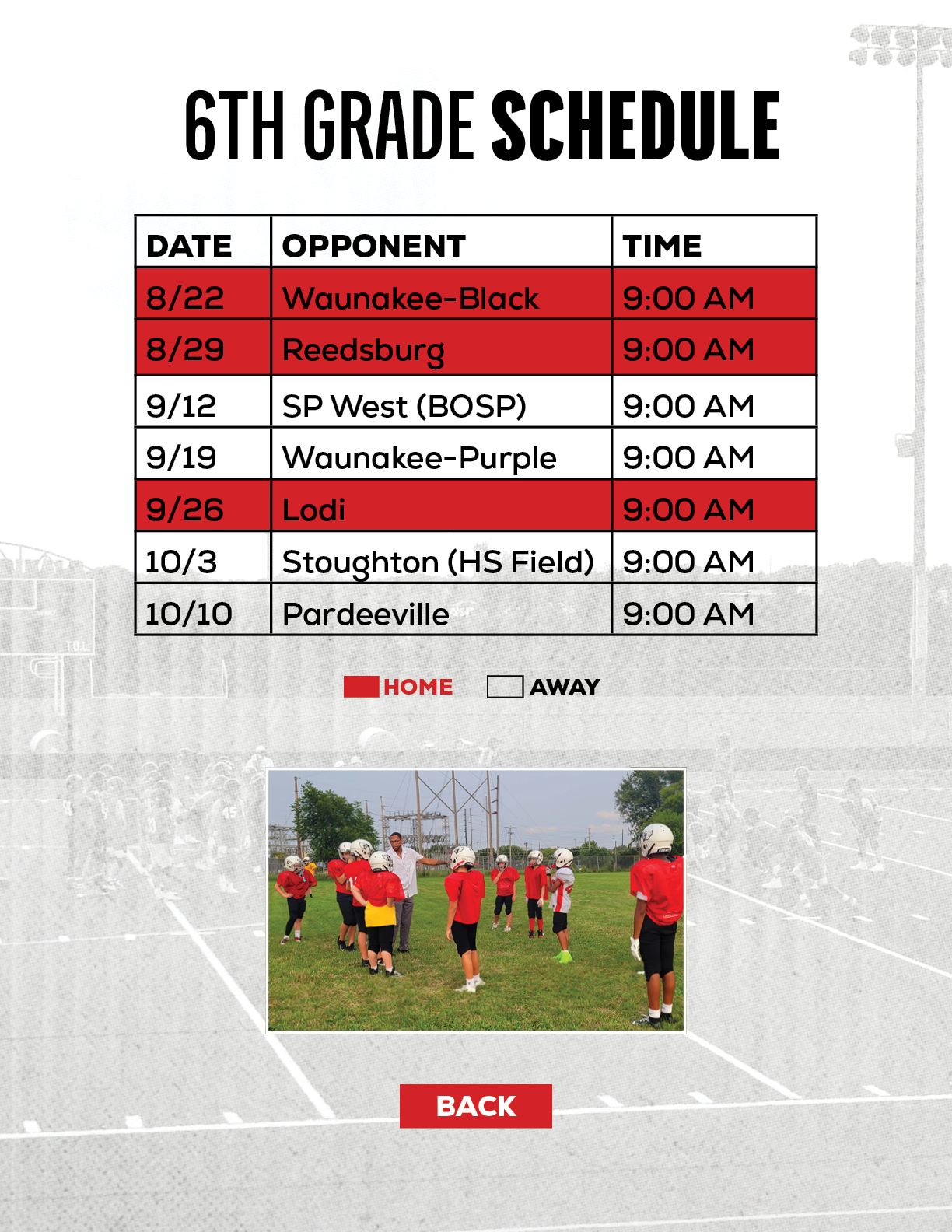  ,6TH GRADE SCHEDUL