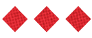 A black and white image of a circle with a red dot in the middle. Description generated by AI