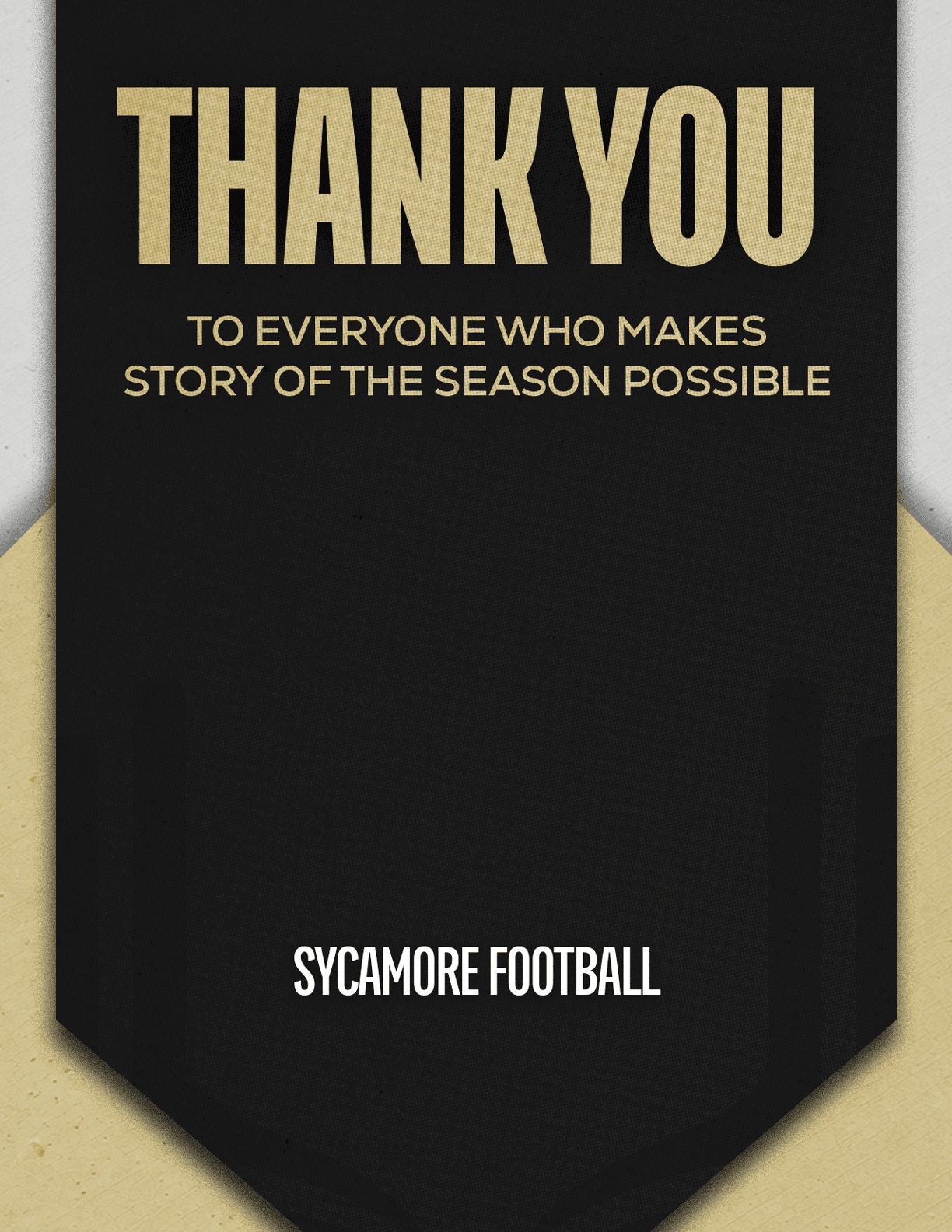 A black and red sign that says “Thank You" on it. Description generated by AI