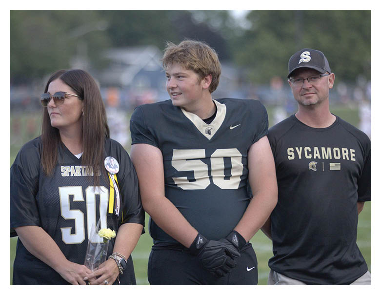 A young man wearing a football jersey with the name Vista on the back. AI generated content