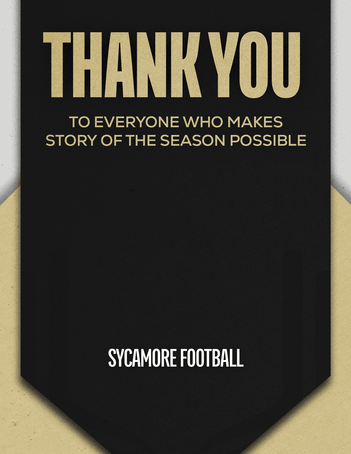 A black and red sign that says “Thank You" on it. Description generated by AI