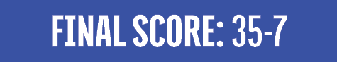 final score: 35 7