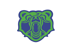 A blue and red logo of a lion. Description generated by AI