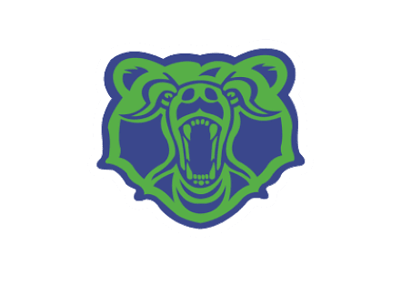 A blue and red logo of a lion. Description generated by AI