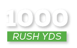 RUSH YDS,100