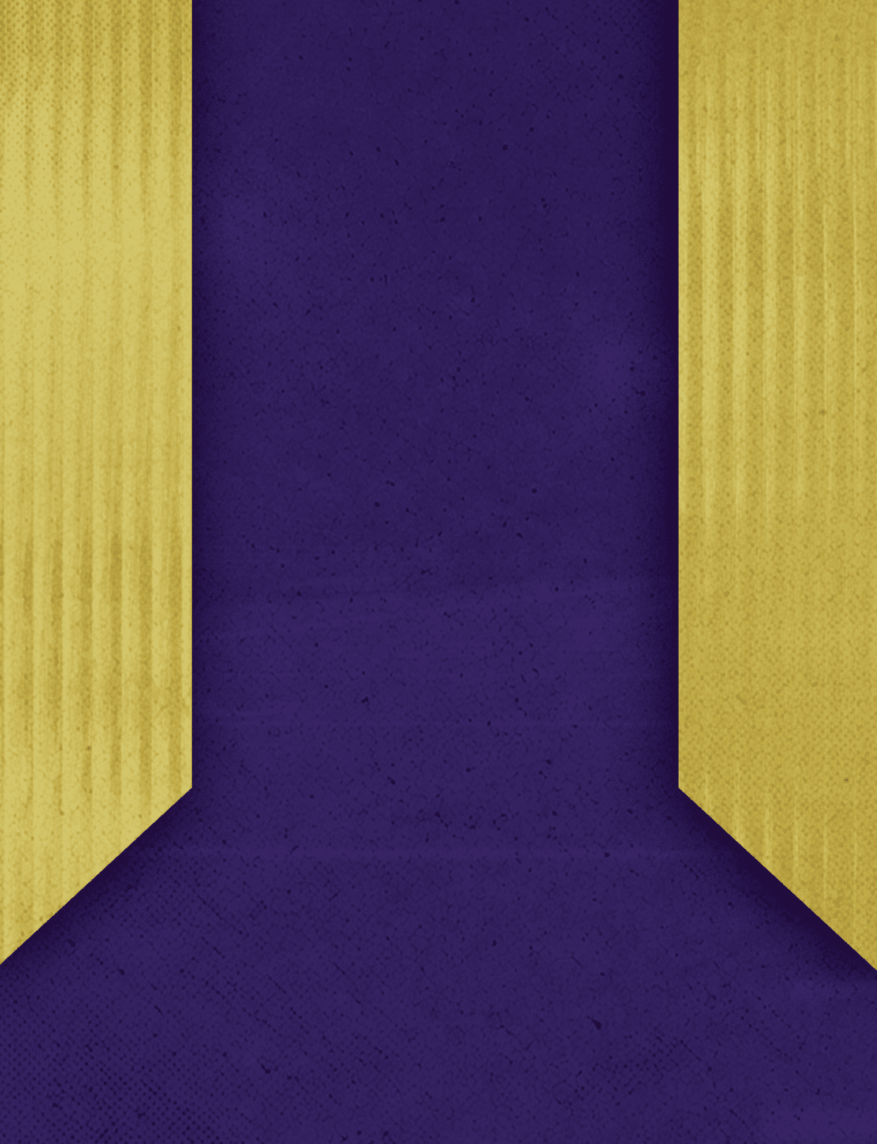 A purple and gold flag with a yellow stripe. Description generated by AI