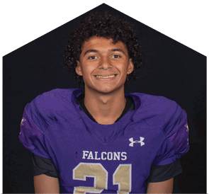 A young man wearing a white jersey with the number 0 on it. Description generated by AI