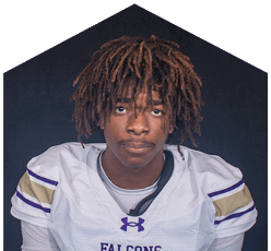 A young man wearing a white jersey with the number 0 on it. Description generated by AI