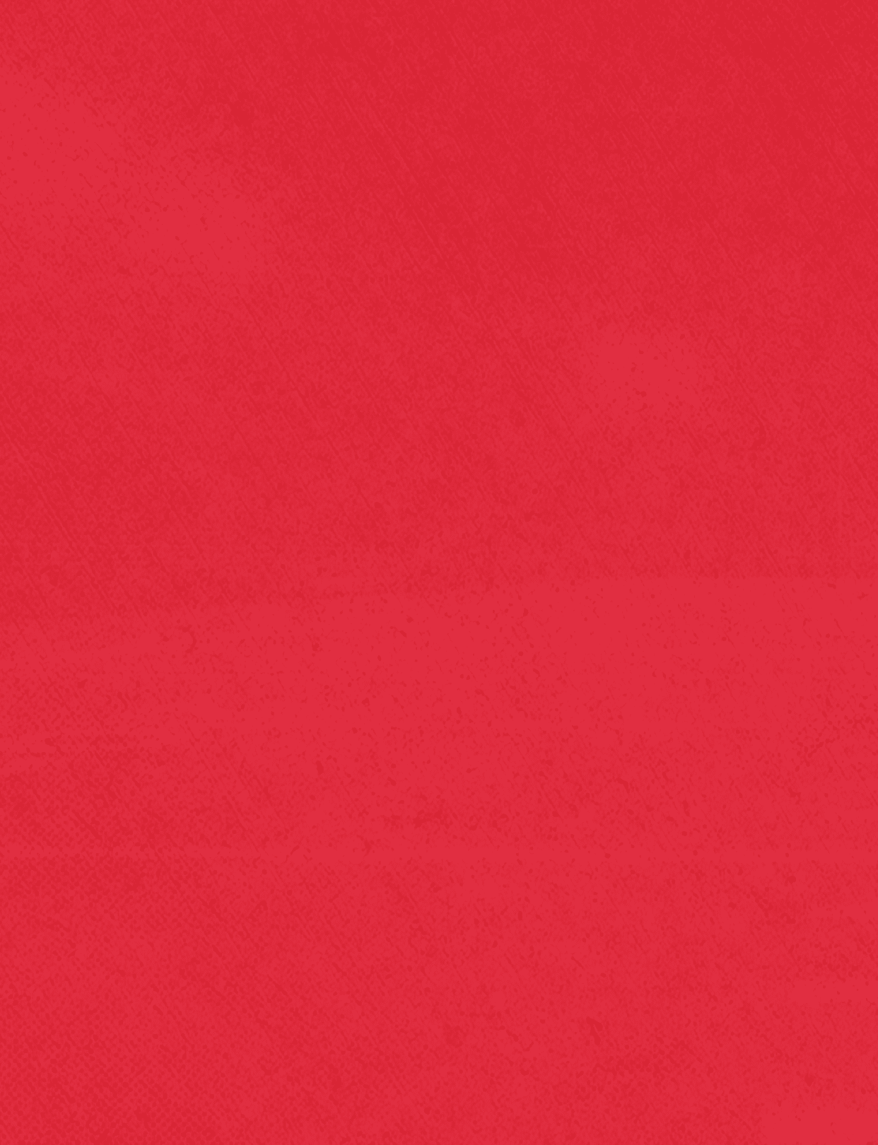 Red background with white writing. Description generated by AI
