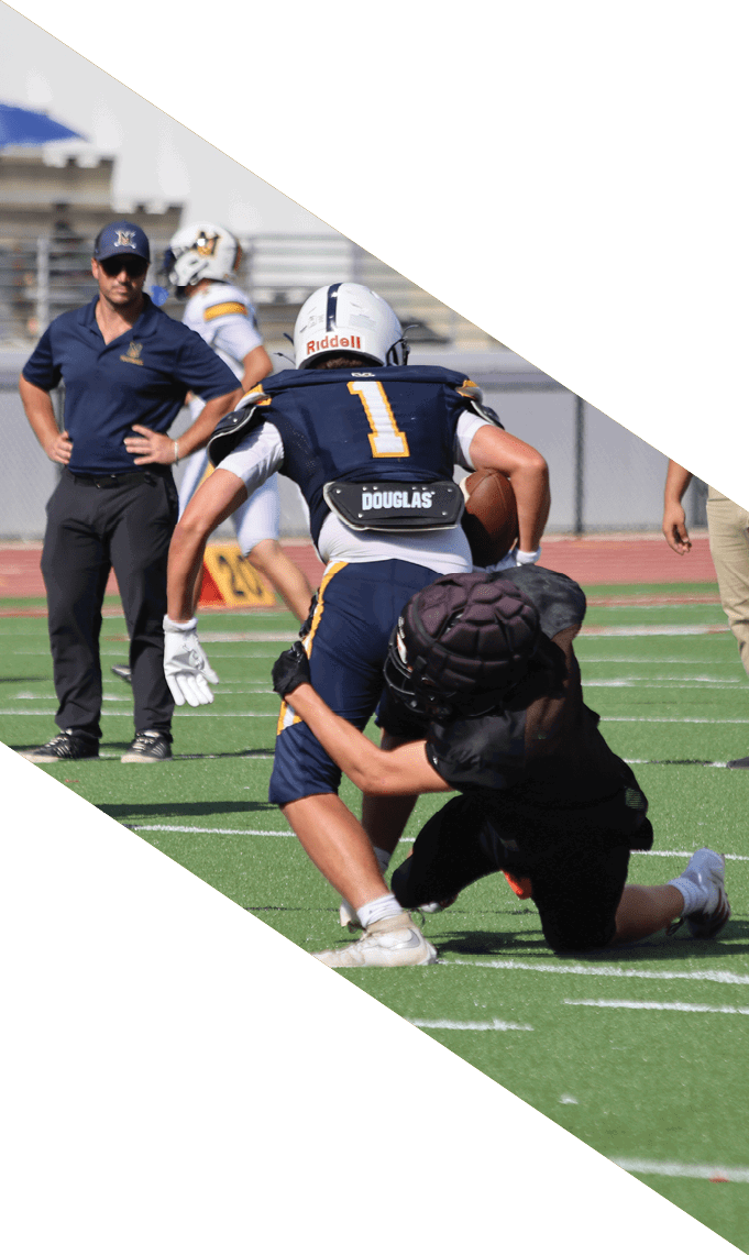 A group of football players pose for a picture. AI generated content