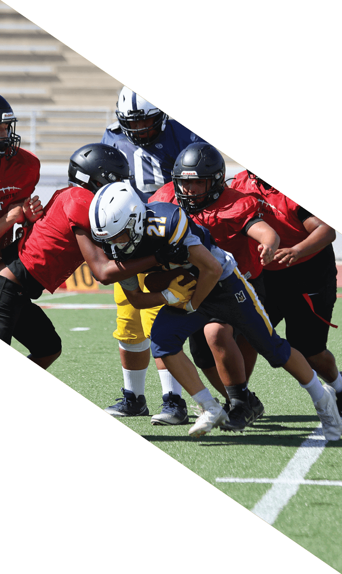 A group of football players pose for a picture. AI generated content