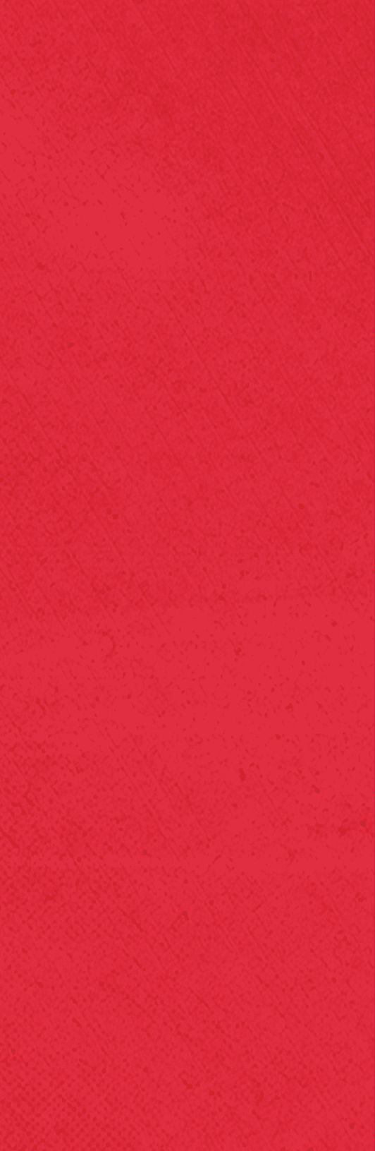 A red background with a white stripe. Description generated by AI