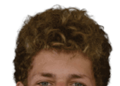 A young man wearing a white jersey with the number 10 on it. Description generated by AI