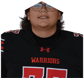 A young man wearing a white jersey with the number 10 on it. Description generated by AI