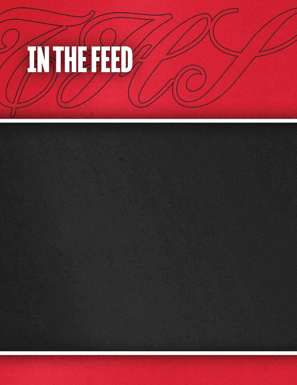 A red background with a black square. Description generated by AI