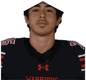 A young man wearing a white jersey with the number 10 on it. Description generated by AI